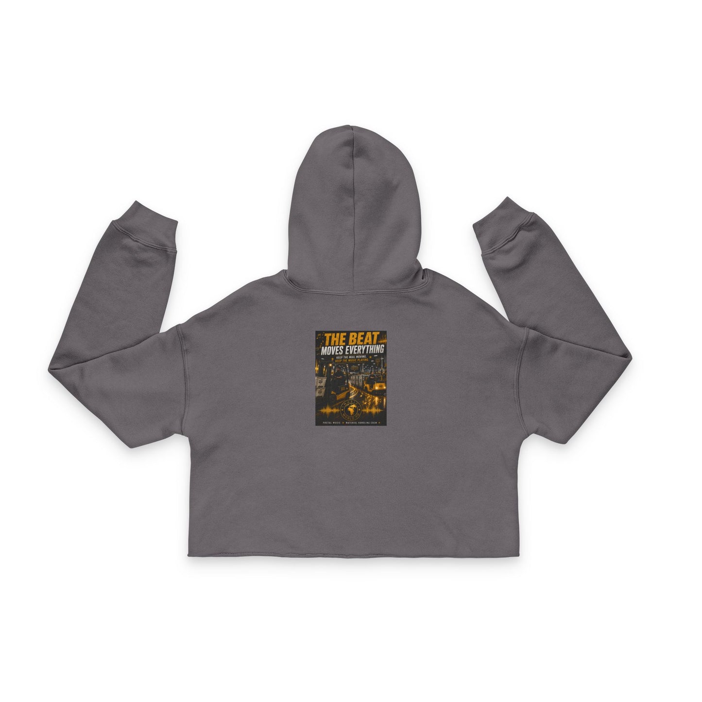 The Beat Moves Everything — Women's Cropped Hoodie | Postal Music