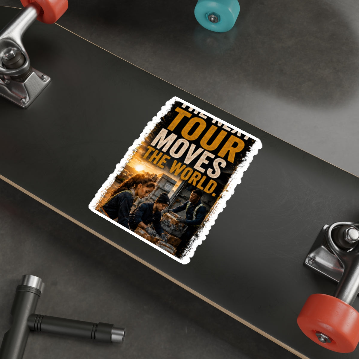 Postal Music — The Next Tour Die-Cut Sticker
