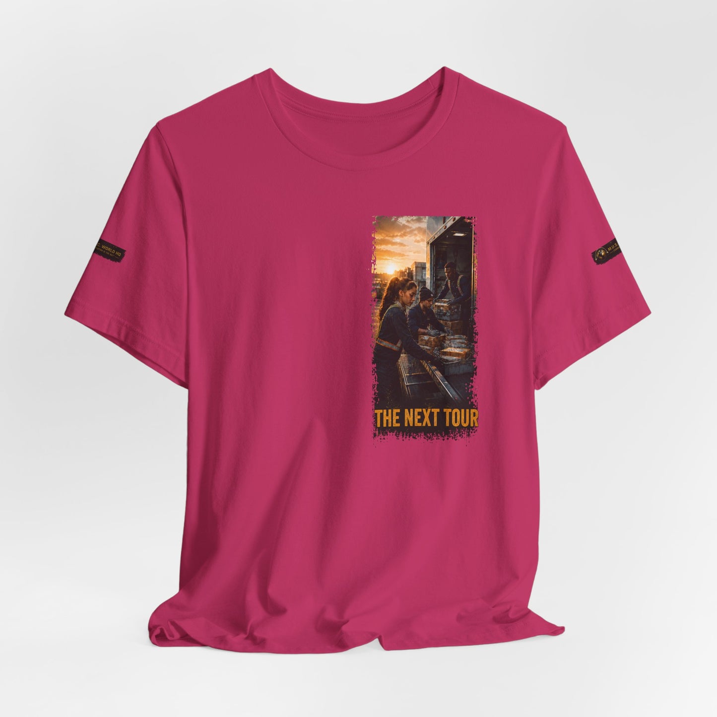 Postal Music - The Next Tour Premium Unisex T-Shirt - Color Group 1 of 11
