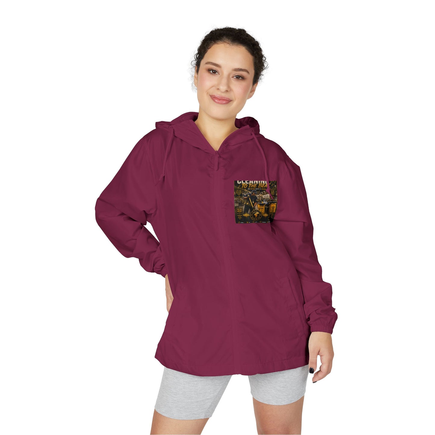Cleaning to the Beat — Athletic Track Jacket