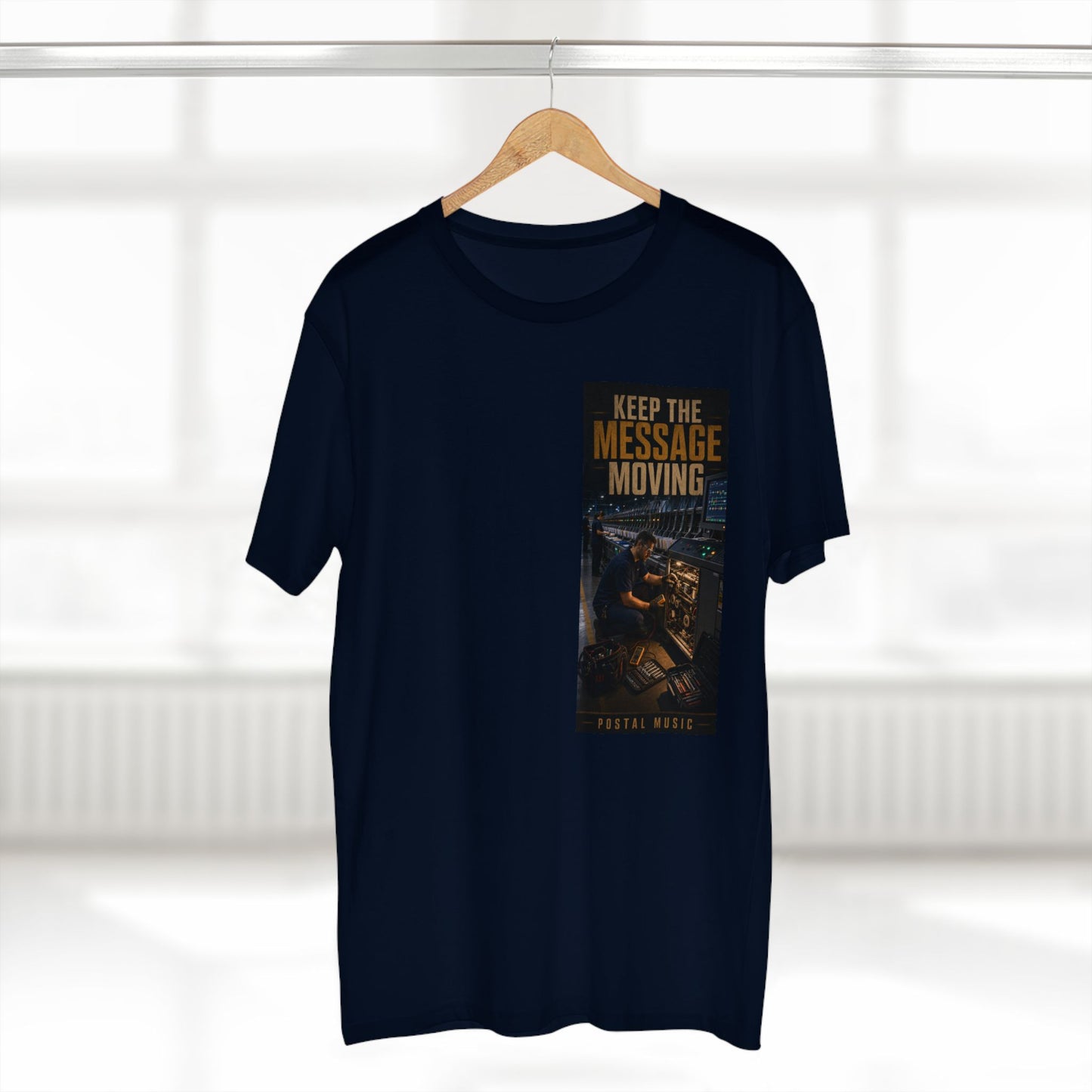 Postal Music — Keep the Message Moving — Streetwear T-Shirt