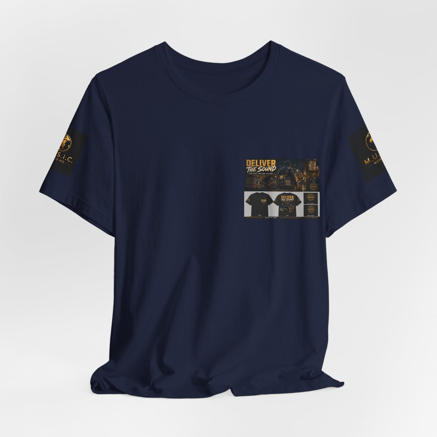 Postal Music — Deliver the Sound — Premium Unisex T-Shirt
