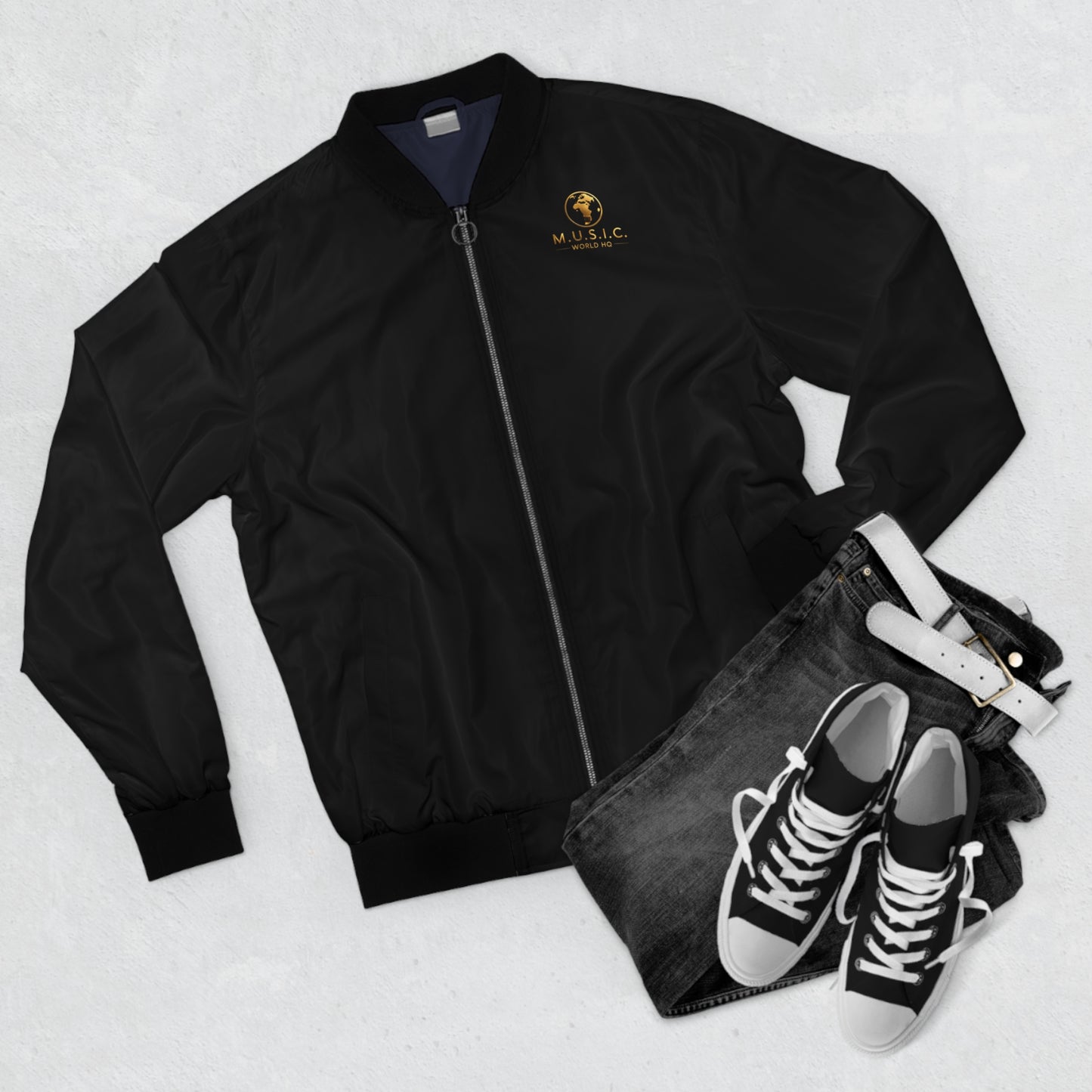 M.U.S.I.C. World HQ Executive Bomber Jacket