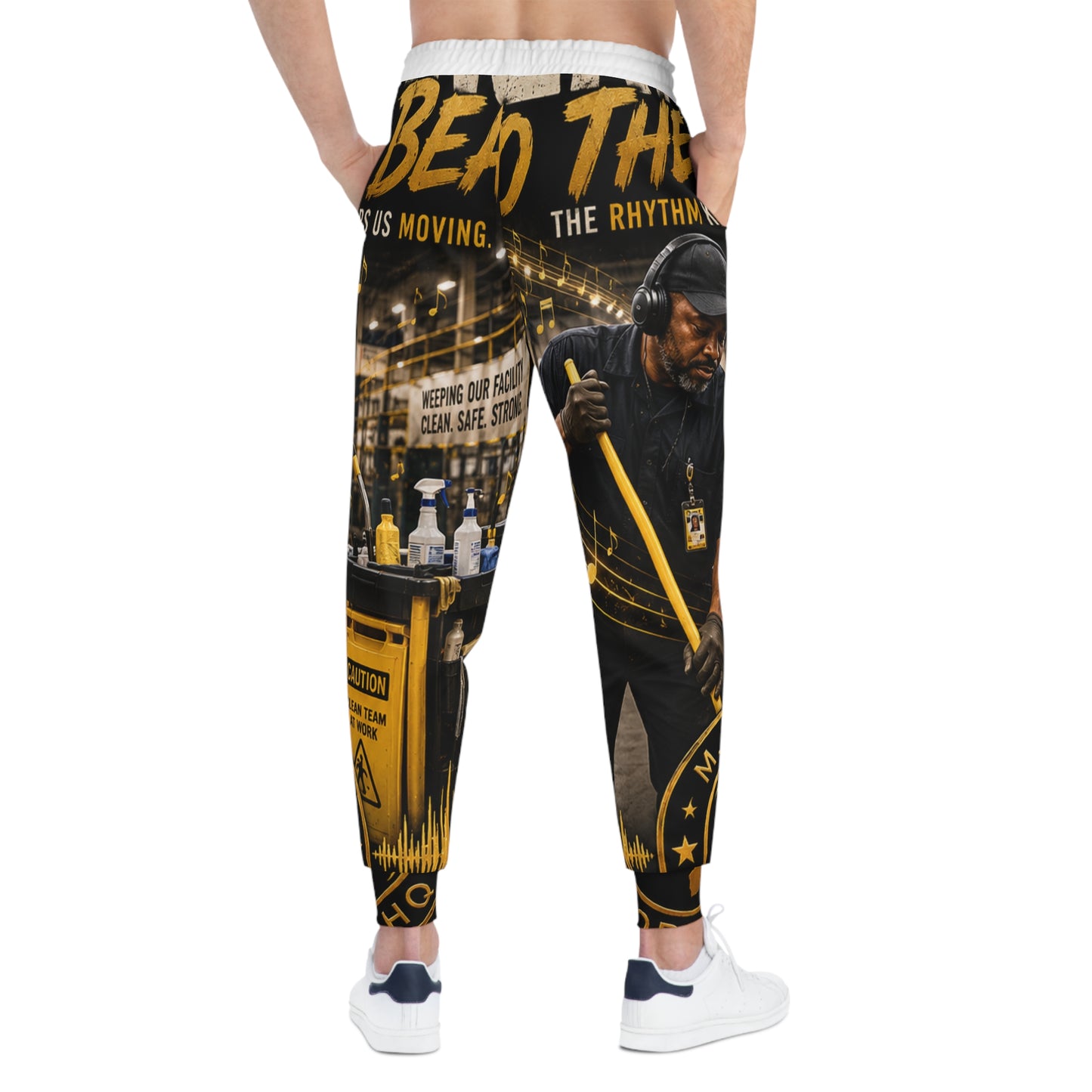 Cleaning to the Beat — Athletic Track Pants