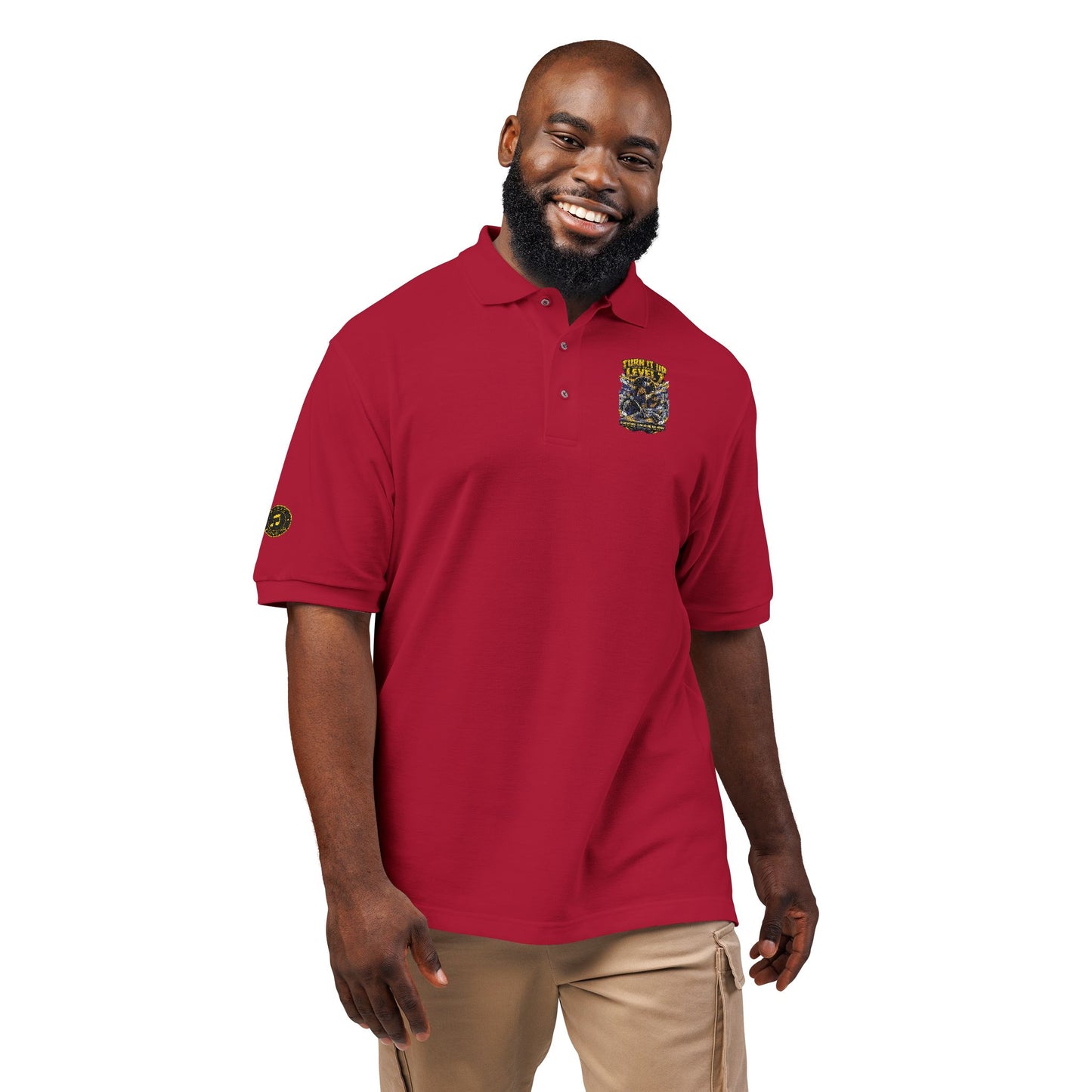 Postal Music - Turn It Up to Level 7 - Unisex Polo Shirt