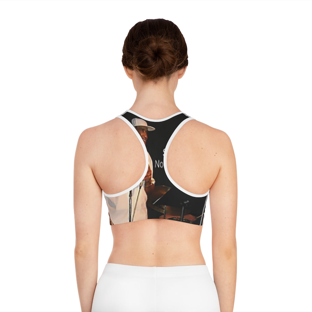 M.U.S.I.C. World HQ Sports Bra (AOP)