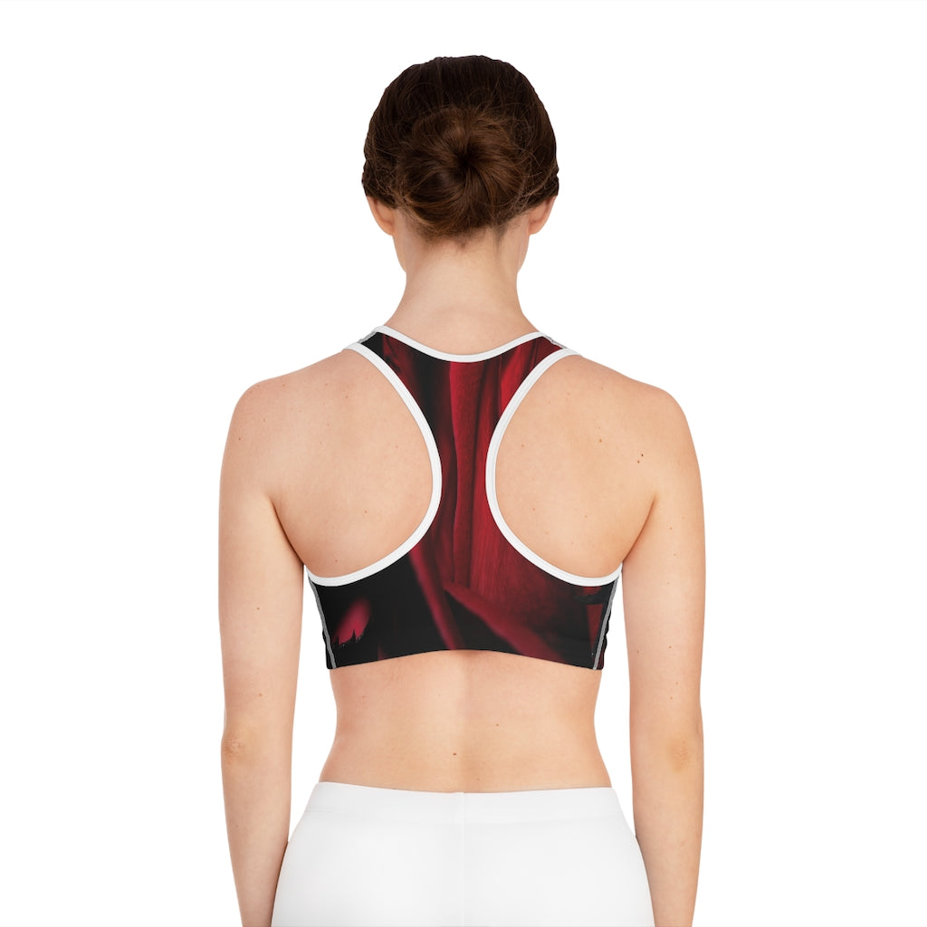 M.U.S.I.C. World HQ Sports Bra (AOP)