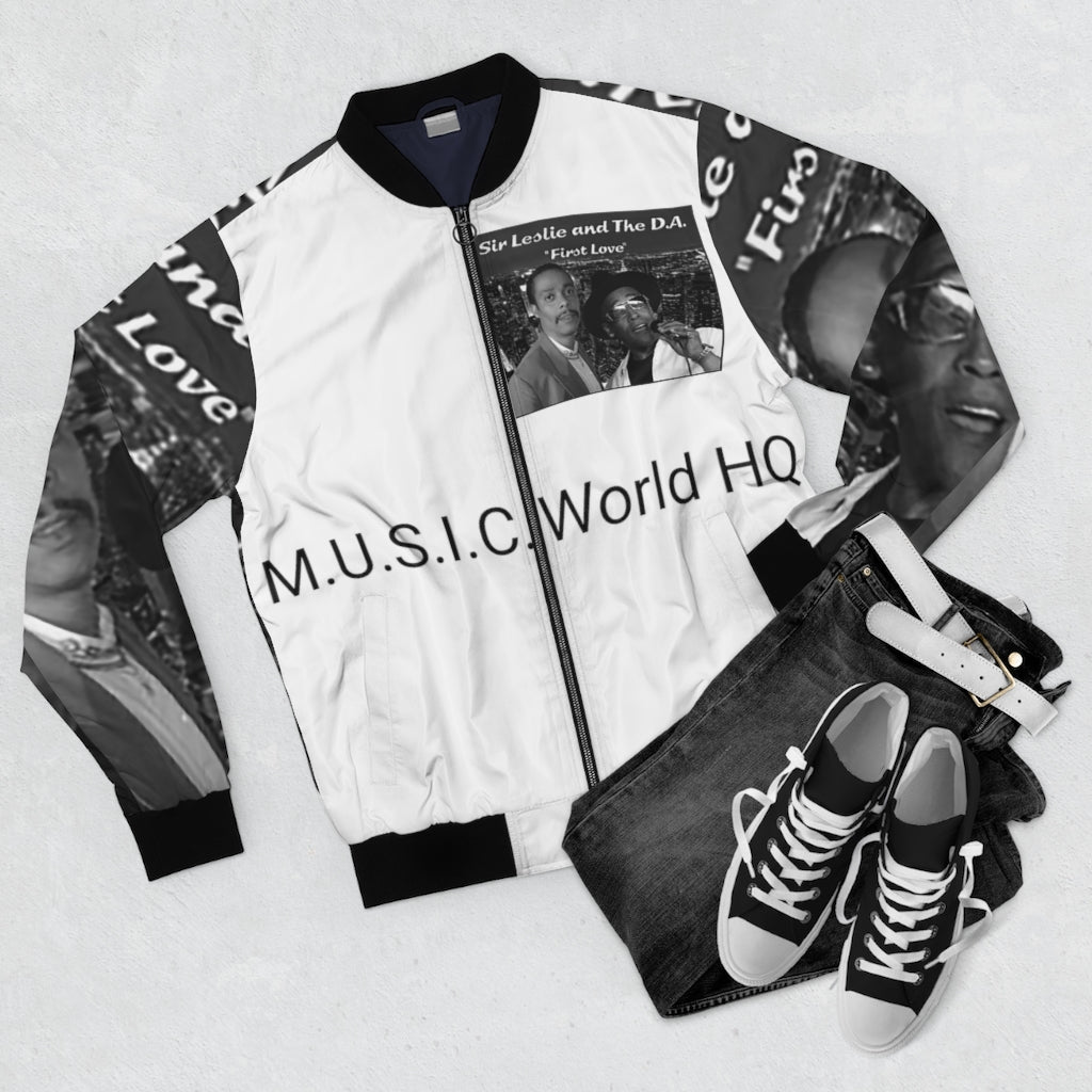 M.U.S.I.C. World HQ Album Cover Series Men's AOP Bomber Jacket