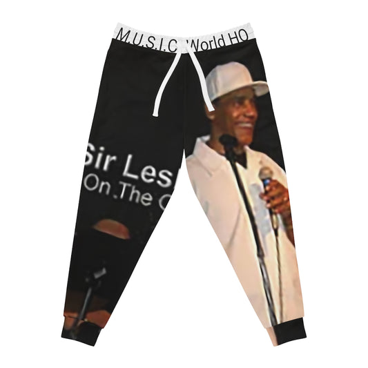 M.U.S.I.C. World HQ Album Cover Series Athletic Joggers (AOP)