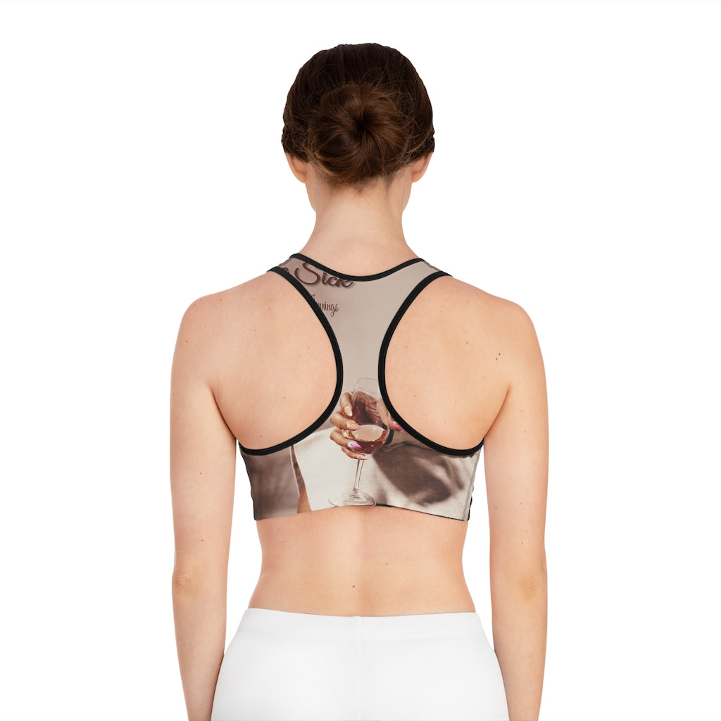 M.U.S.I.C. World HQ Sports Bra (AOP)