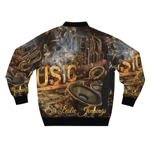 M.U.S.I.C. World HQ Album Cover Series Men's AOP Bomber Jacket