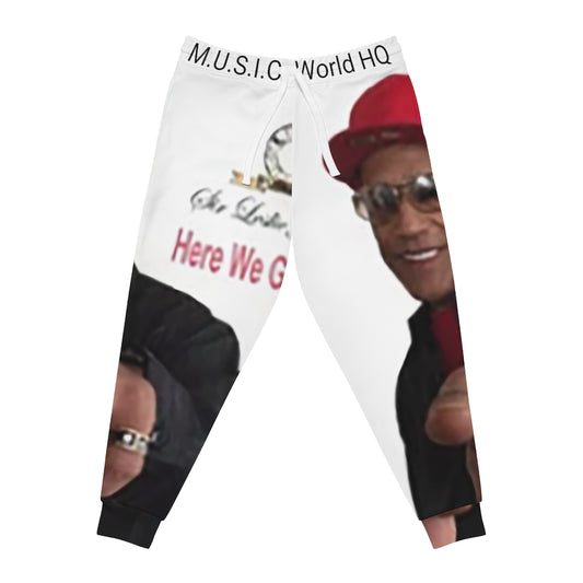 M.U.S.I.C. World HQ Album Cover Series Athletic Joggers (AOP)