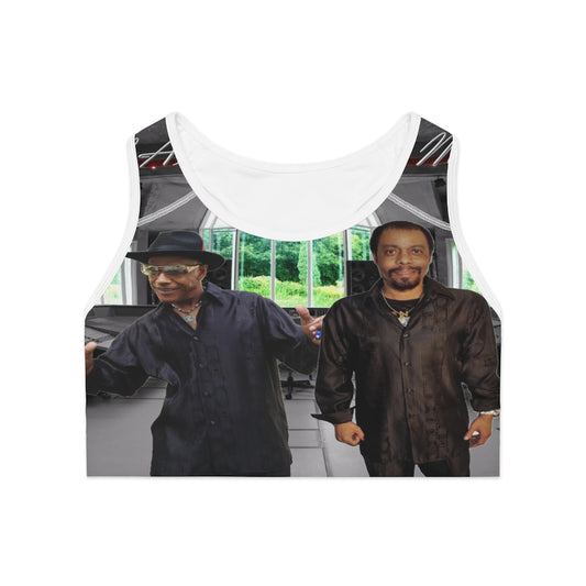 M.U.S.I.C. World HQ Sports Bra (AOP)