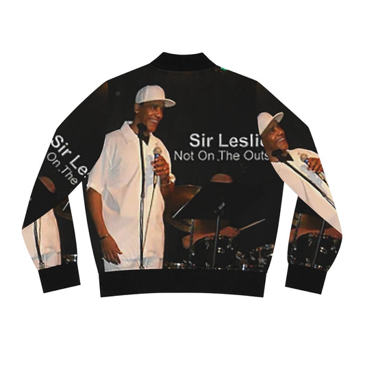 M.U.S.I.C. World HQ Album Cover Series Women's Bomber Jacket (AOP)