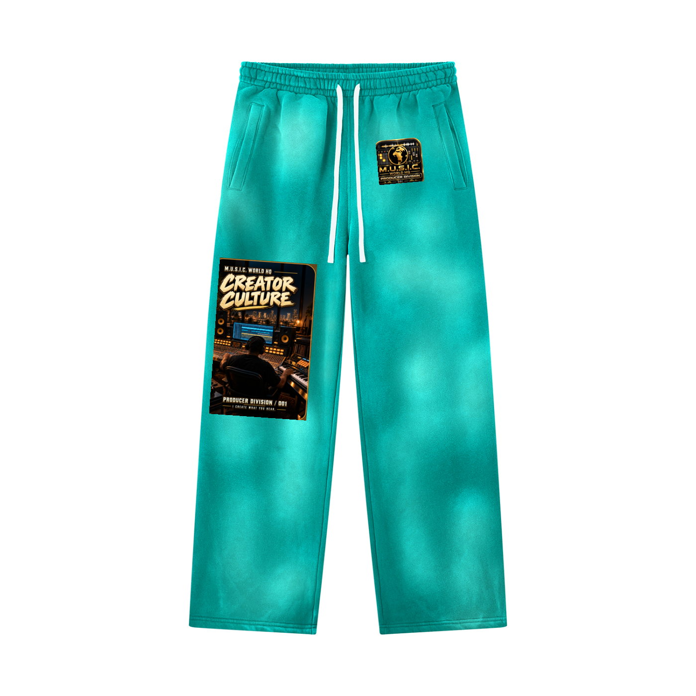 M.U.S.I.C. World HQ Creator Culture – Producer Division 001 Sunfade Sweatpants