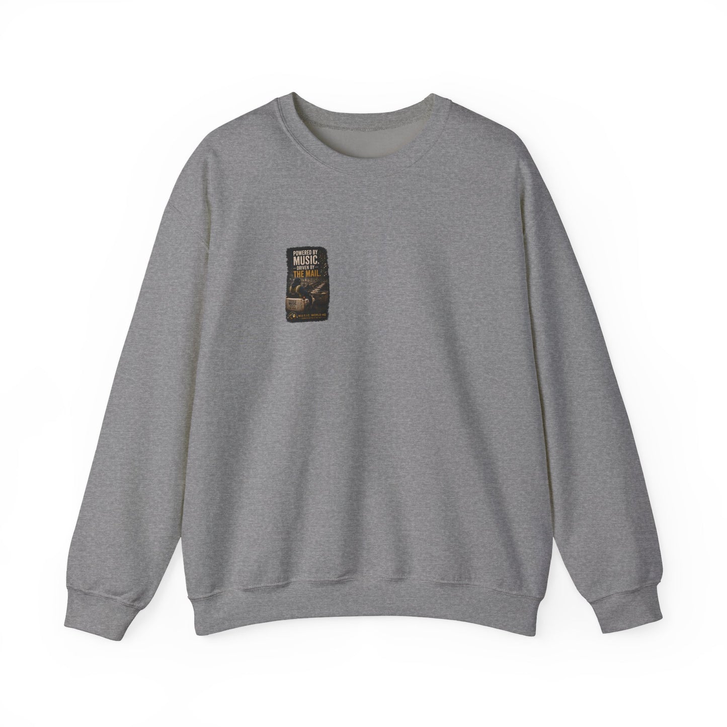 Postal Music - Powered by Music Crewneck Sweatshirt - Colorways B