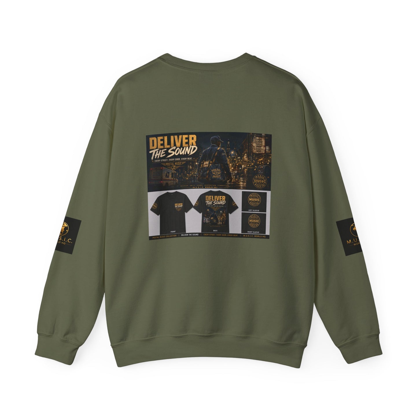 Postal Music — Deliver the Sound — Core Crewneck Sweatshirt