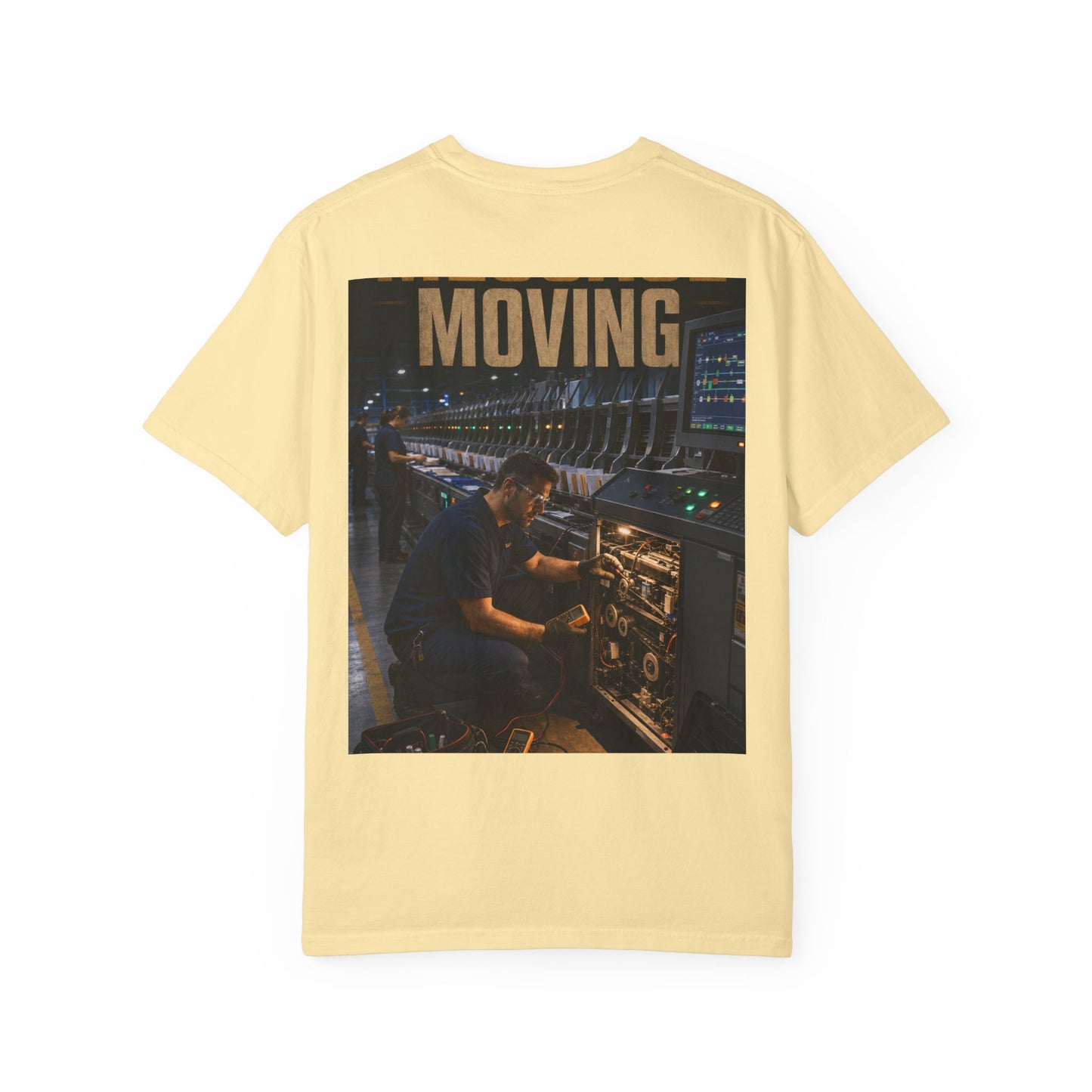 Postal Music — Keep the Message Moving — Garment-Dyed T-Shirt