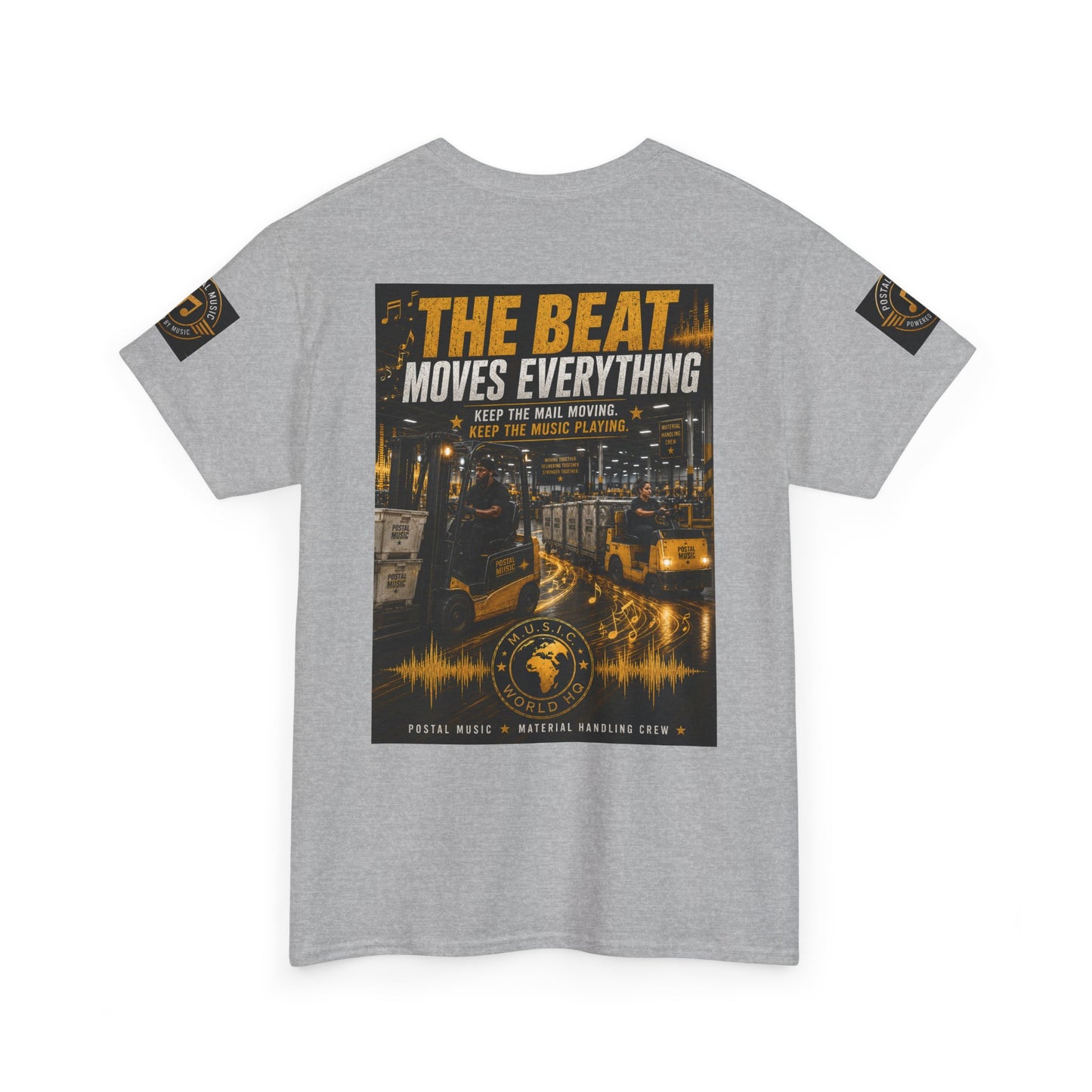 The Beat Moves Everything — Men's T-Shirt | Postal Music