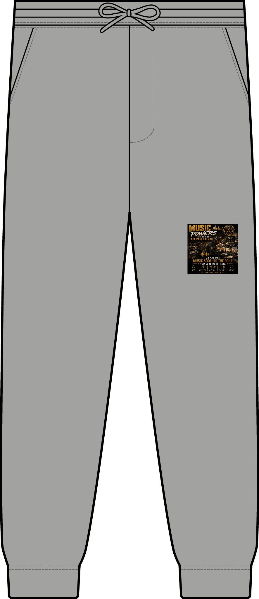 Postal Music — Music Powers the People — Premium Two-Piece Jogger Set