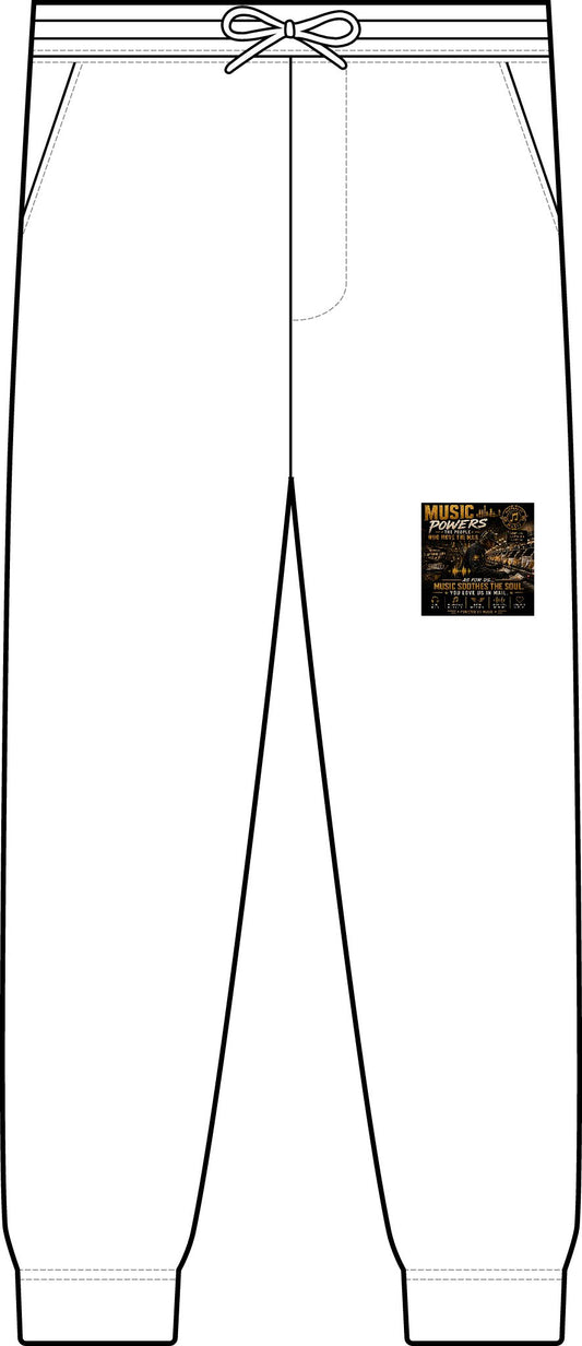 Postal Music — Music Powers the People — Premium Two-Piece Jogger Set