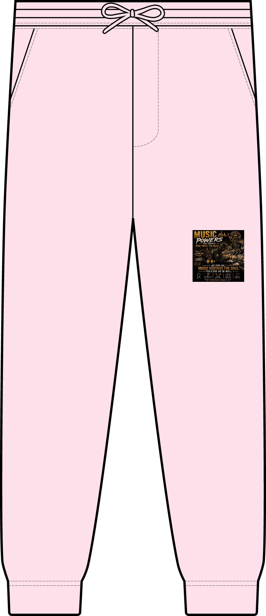 Postal Music — Music Powers the People — Premium Two-Piece Jogger Set