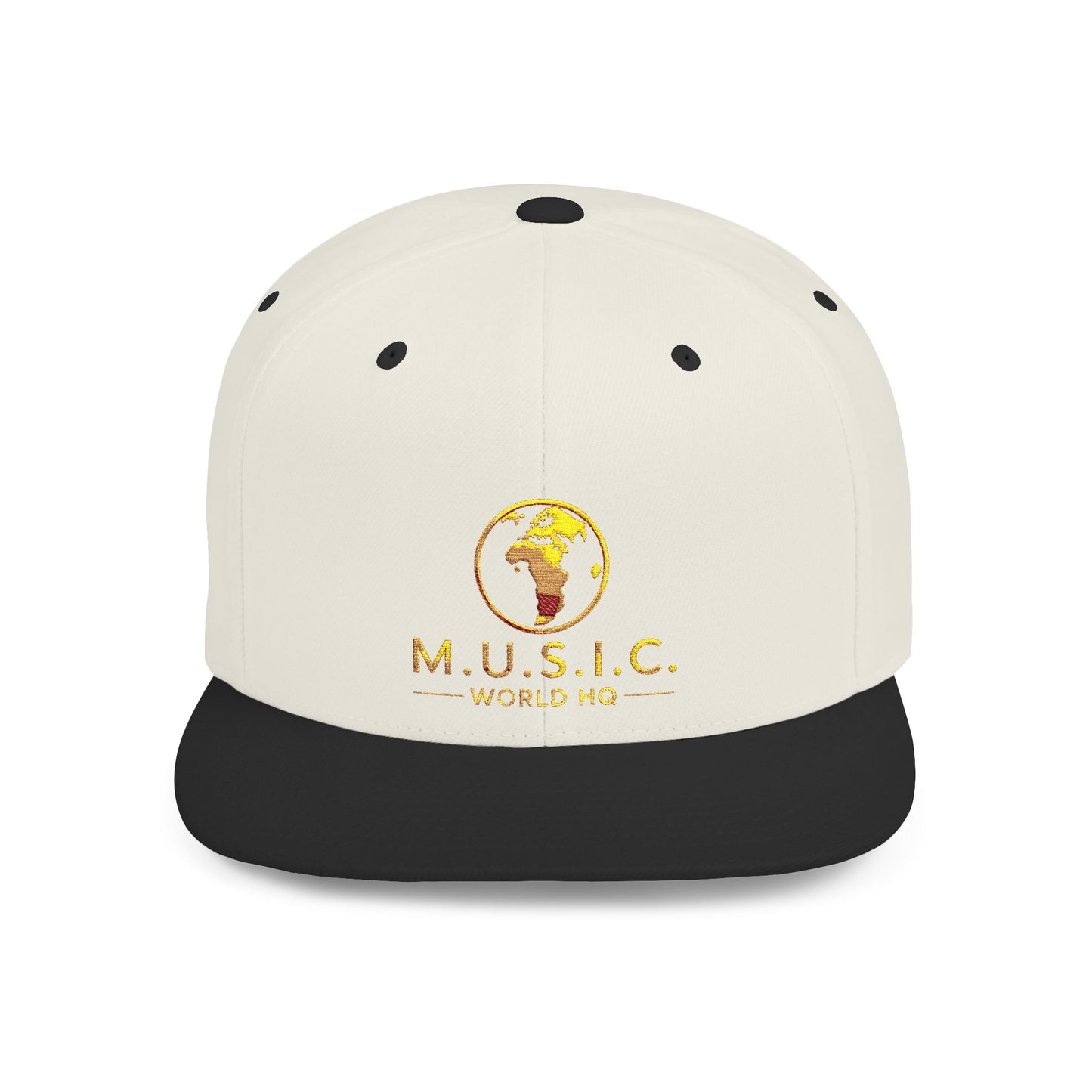 M.U.S.I.C. World HQ Heritage Premium Flat-Bill Snapback