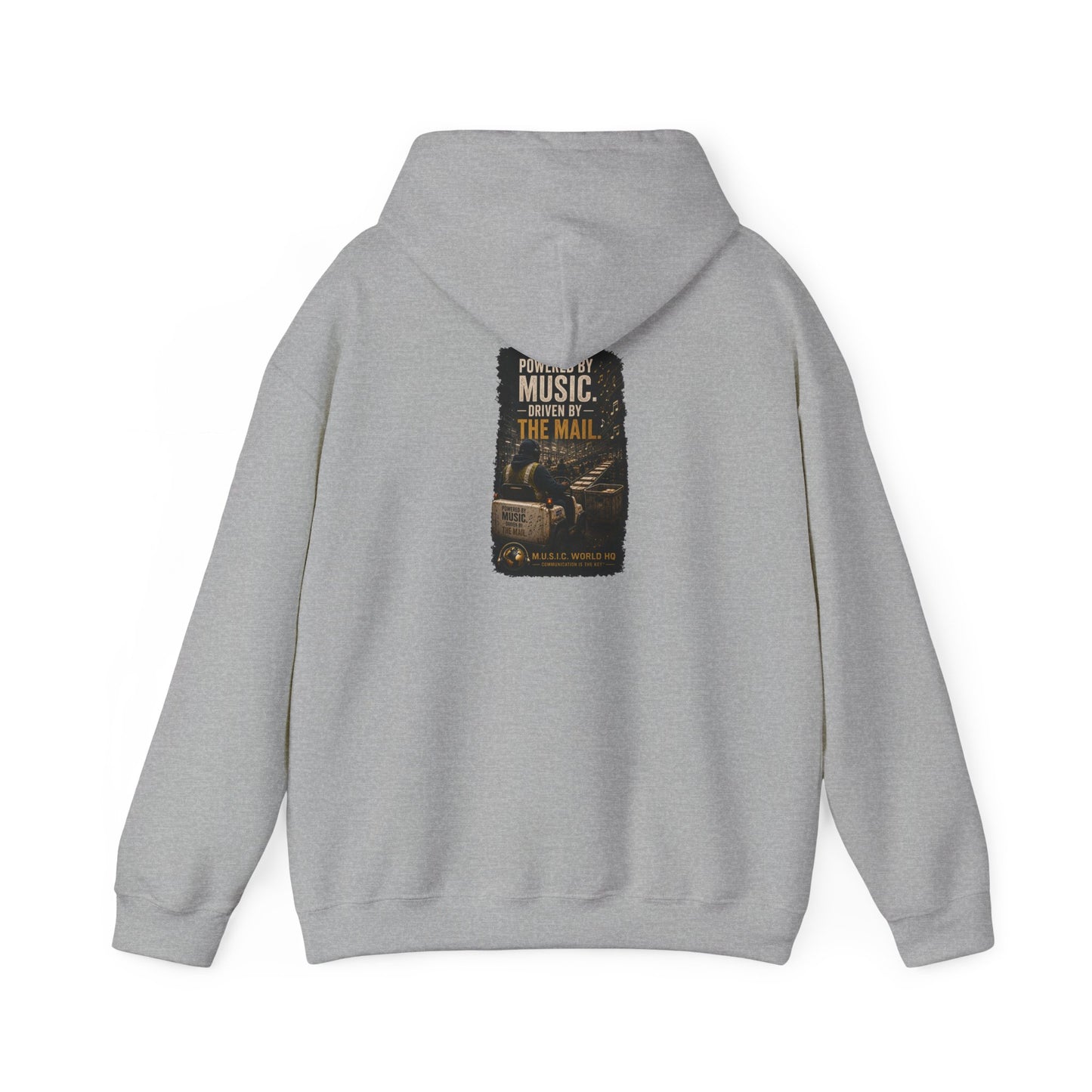 Postal Music - Powered by Music Hoodie - Colorways C