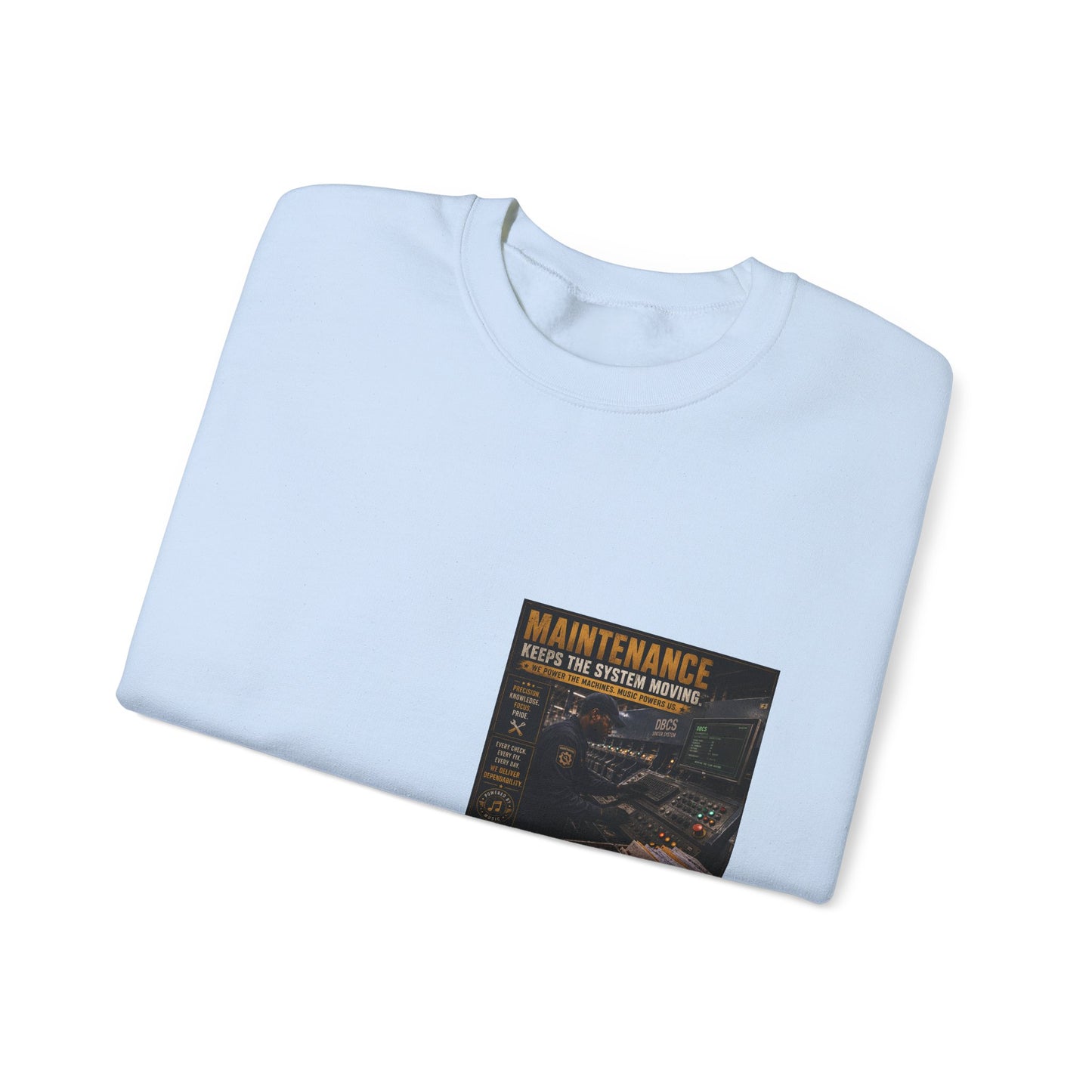 Postal Music — Maintenance Keeps the System Moving — Core Crewneck Sweatshirt