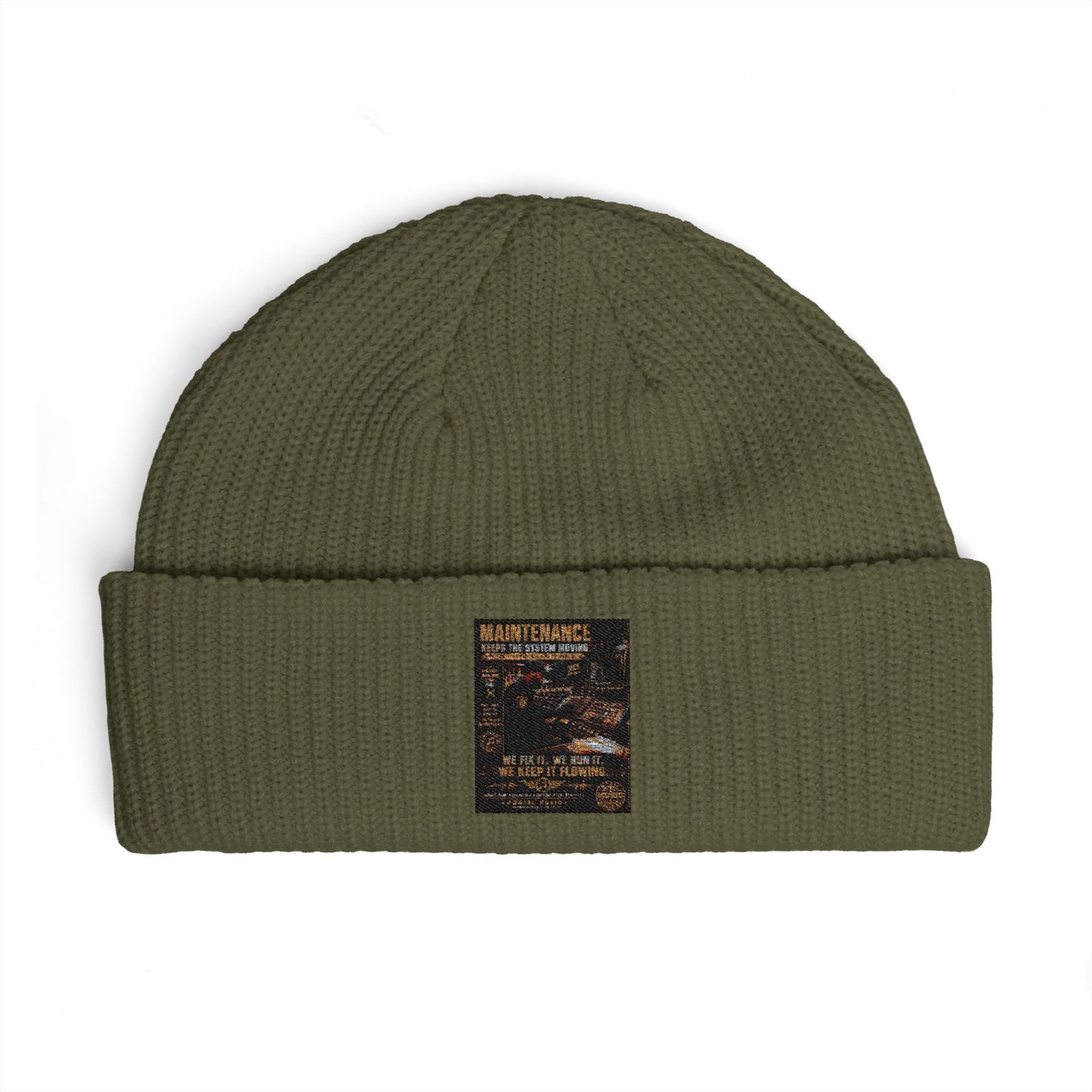 Postal Music — Maintenance Keeps the System Moving — Knit Beanie