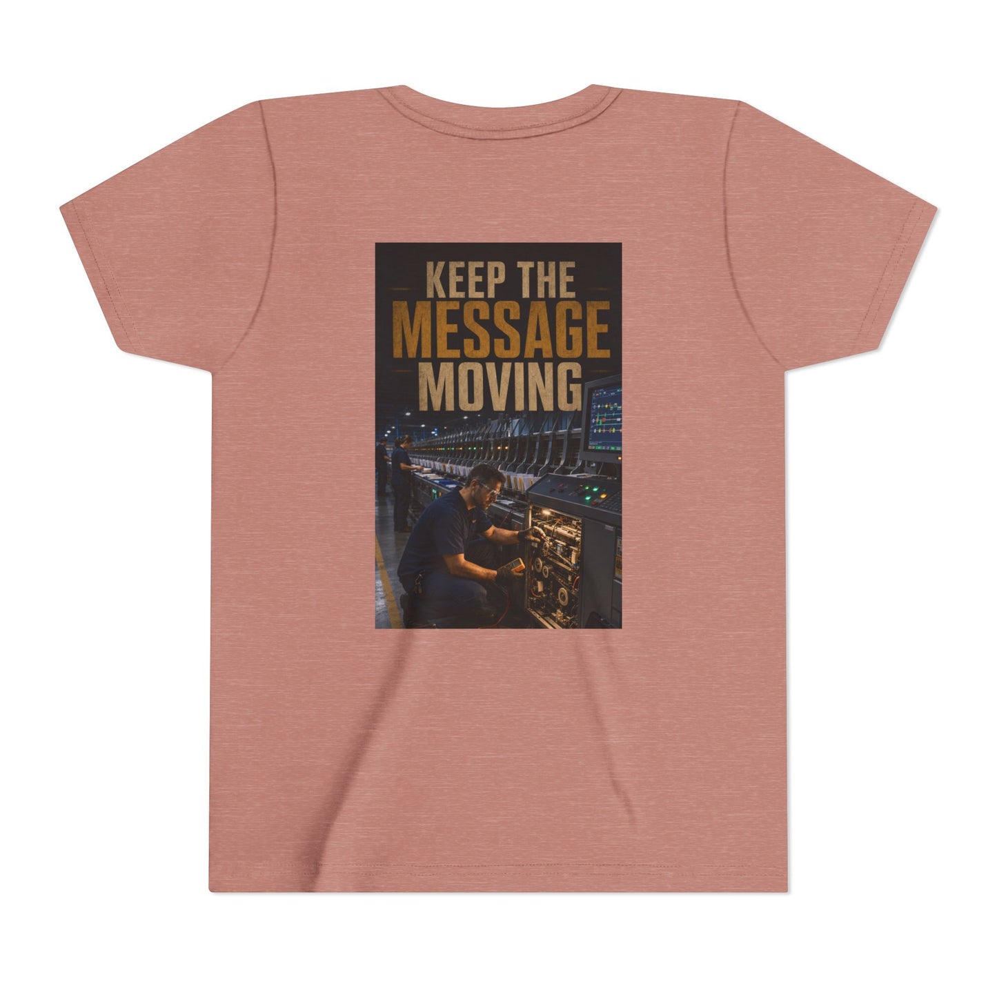 Postal Music — Keep the Message Moving — Youth T-Shirt
