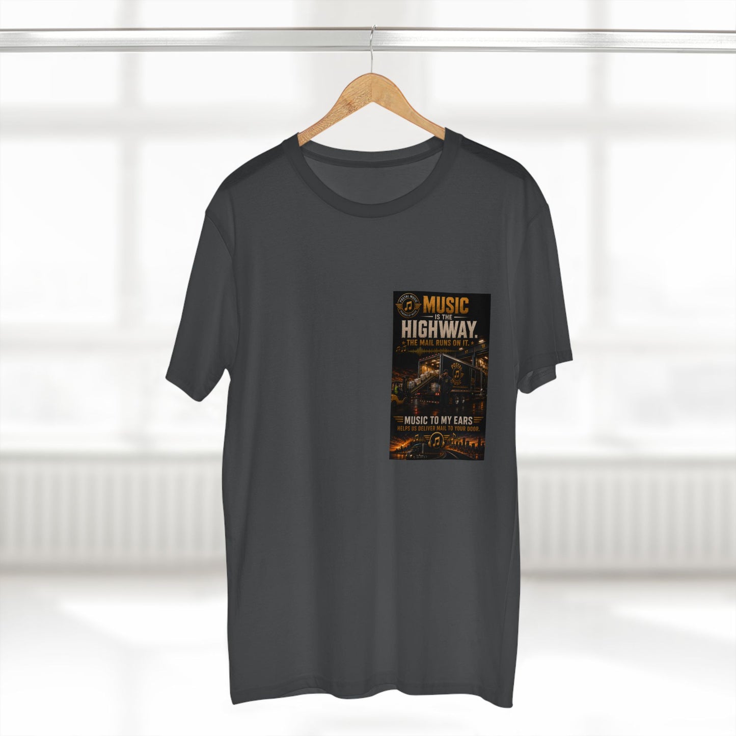 Postal Music — Music Is the Highway — Streetwear T-Shirt
