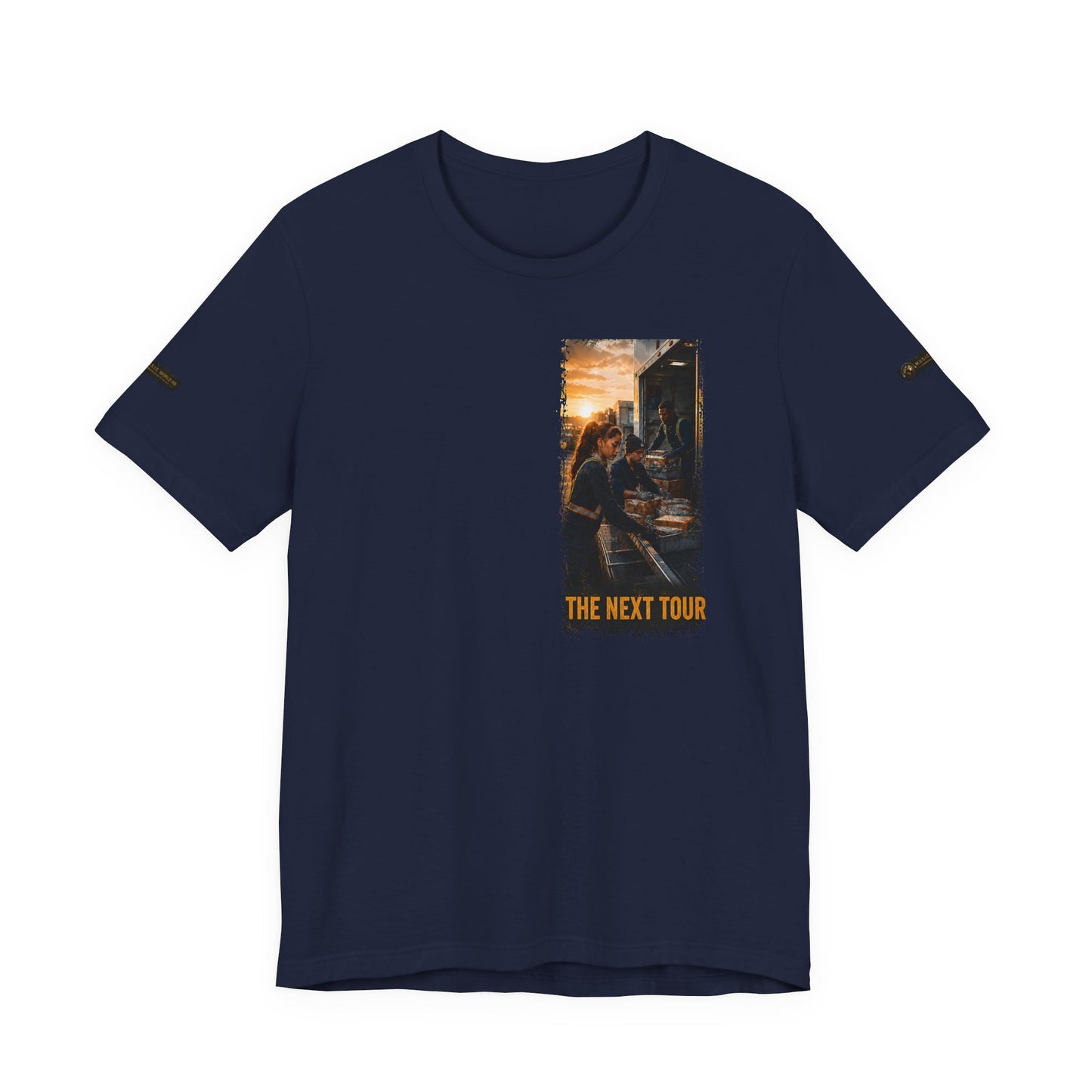 Postal Music — The Next Tour Premium Unisex T-Shirt — Color Group 8 of 11