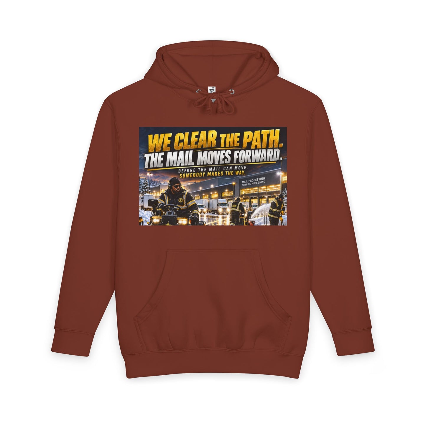 Postal Music - We Clear the Path - Men's Heavyweight Hoodie