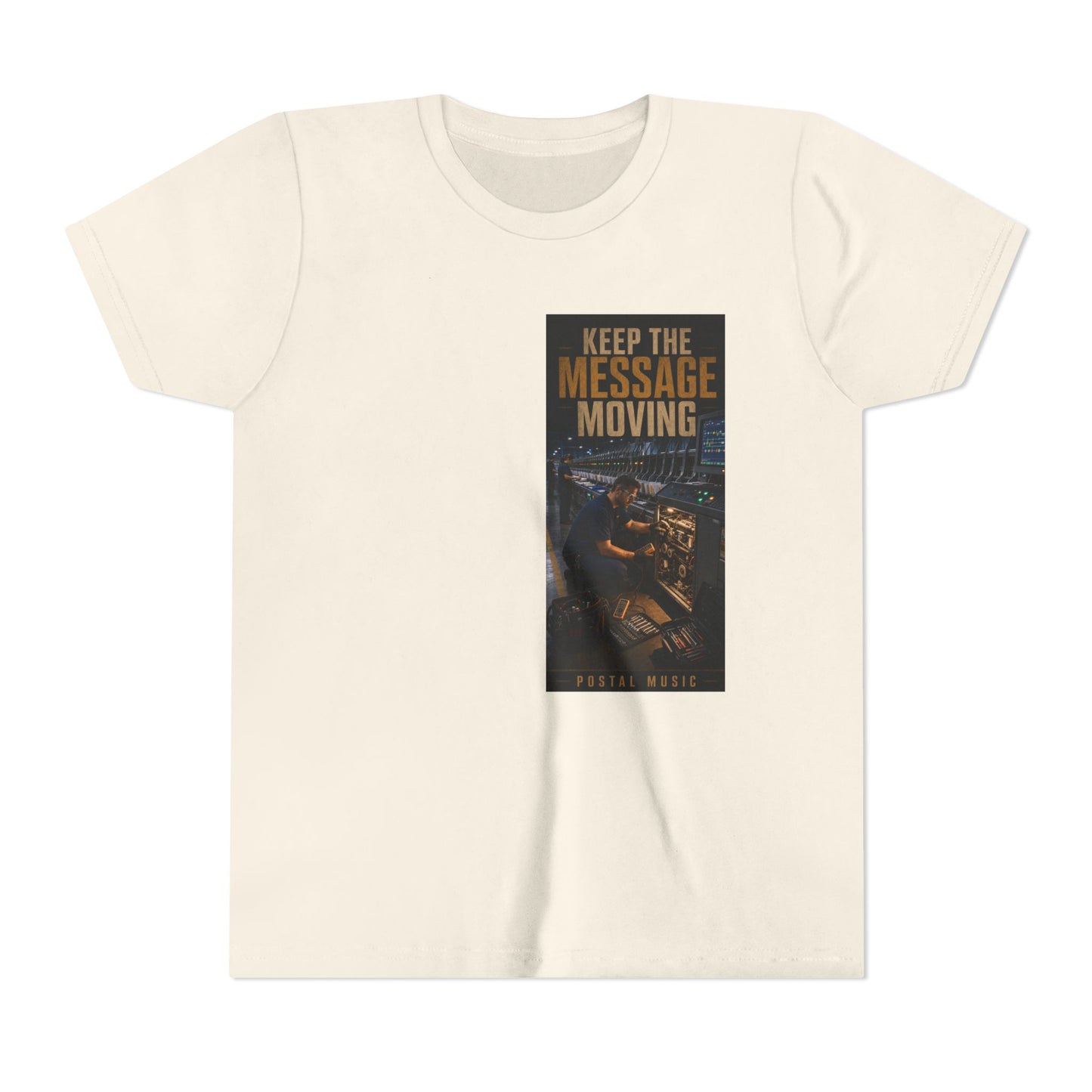 Postal Music — Keep the Message Moving — Youth T-Shirt