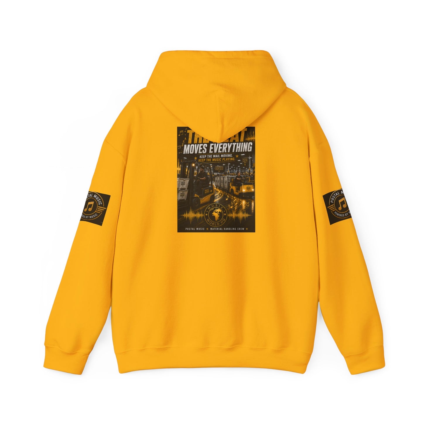 The Beat Moves Everything — Men's Hoodie | Postal Music