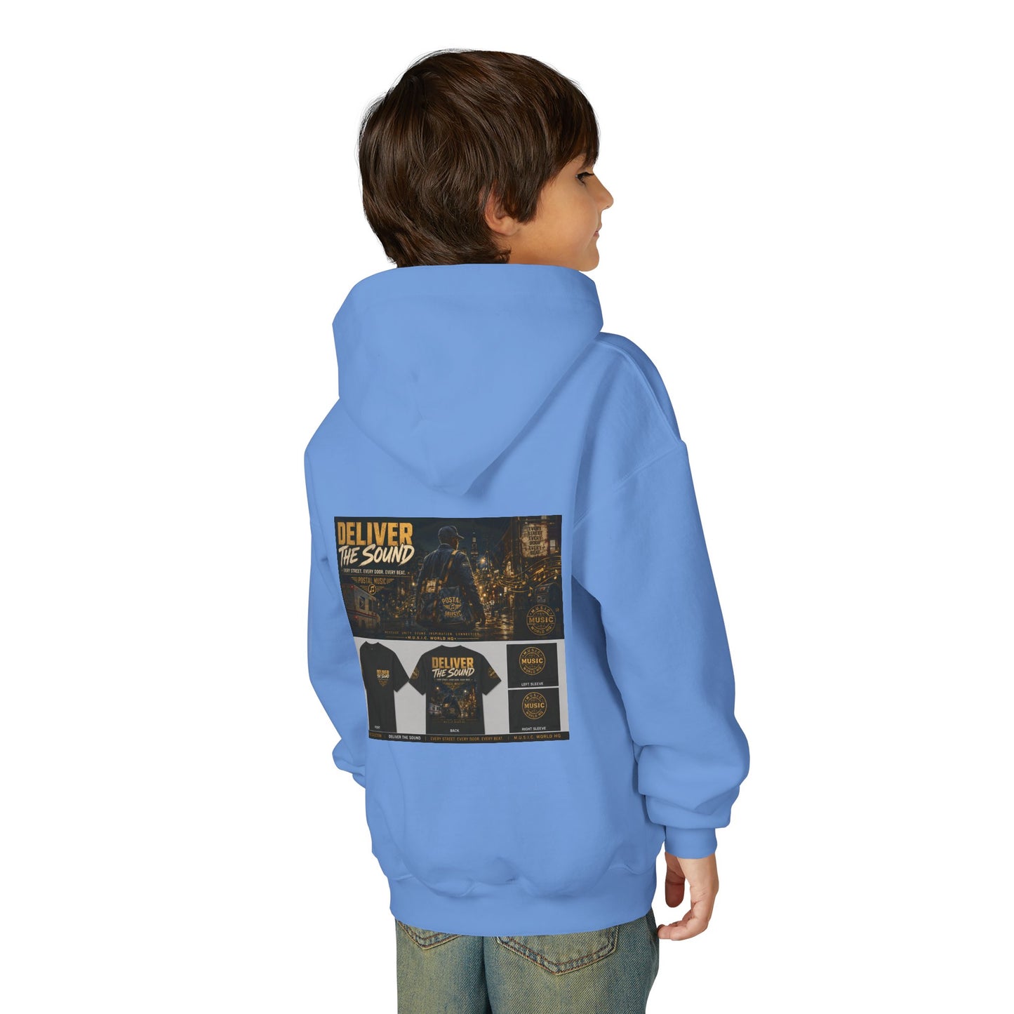 Postal Music — Deliver the Sound — Youth Hoodie