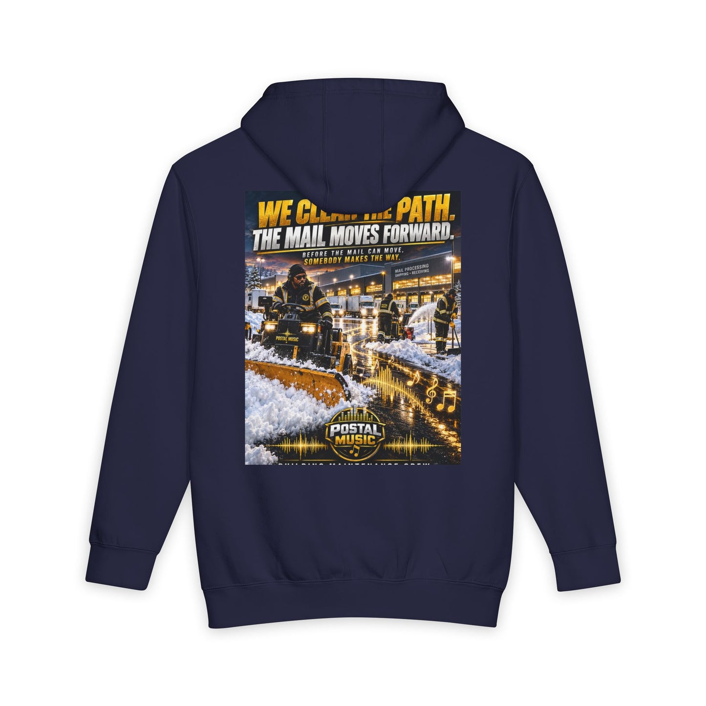 Postal Music - We Clear the Path - Men's Heavyweight Hoodie