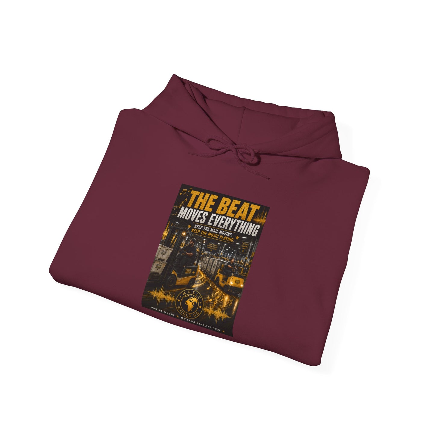 The Beat Moves Everything — Men's Hoodie | Postal Music