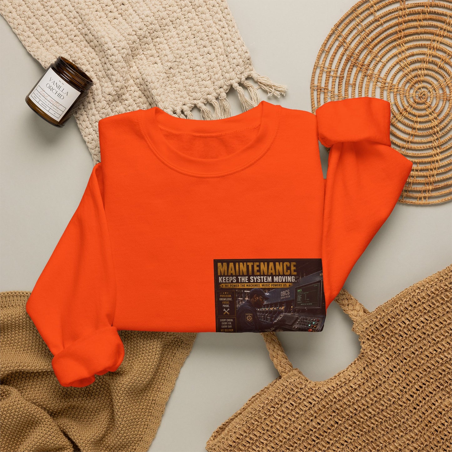 Postal Music — Maintenance Keeps the System Moving — Core Crewneck Sweatshirt