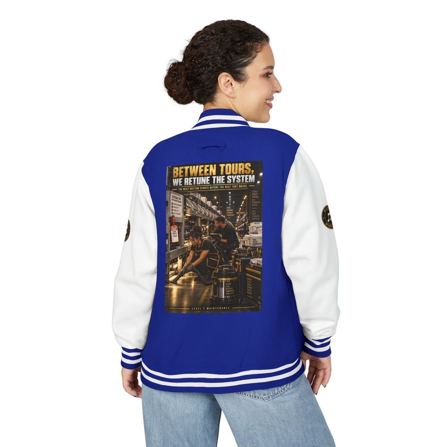 Postal Music - Between Tours, We Retune the System - Heavyweight Letterman Jacket