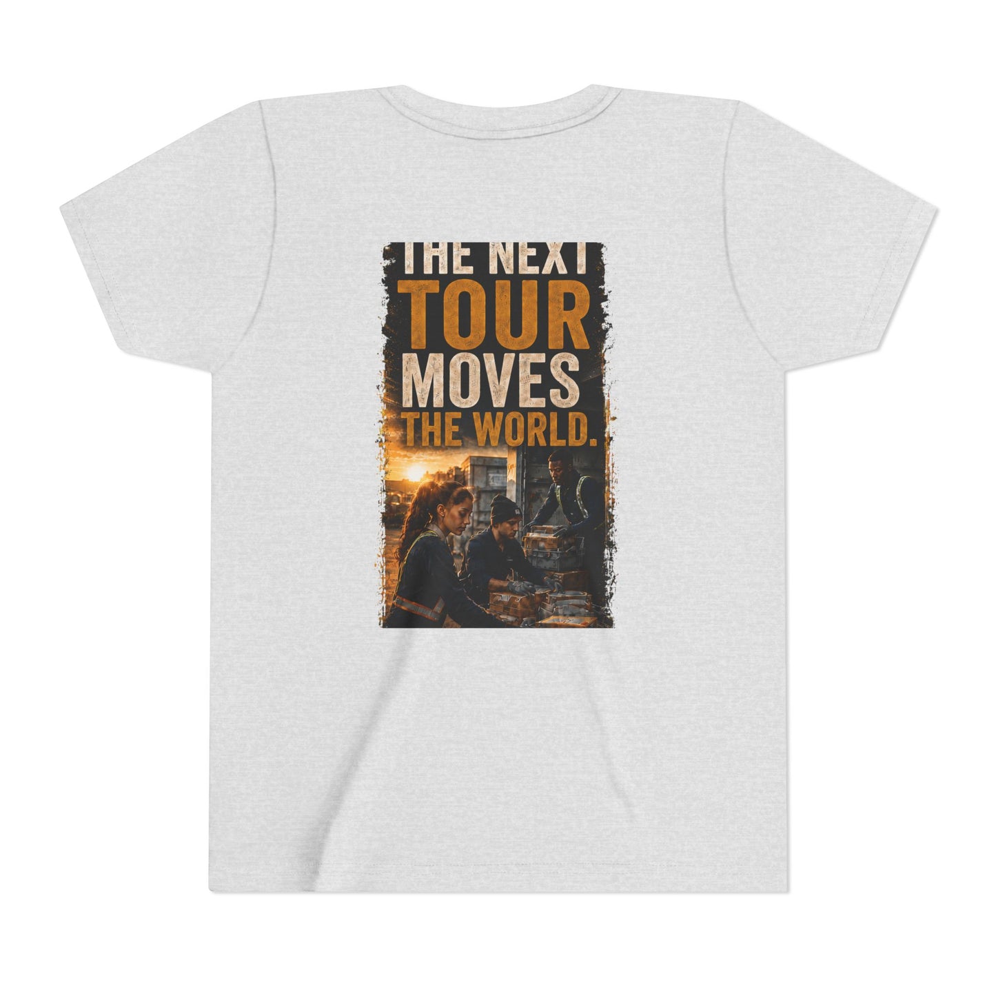 Postal Music — The Next Tour Youth T-Shirt — Color Group 1 of 2