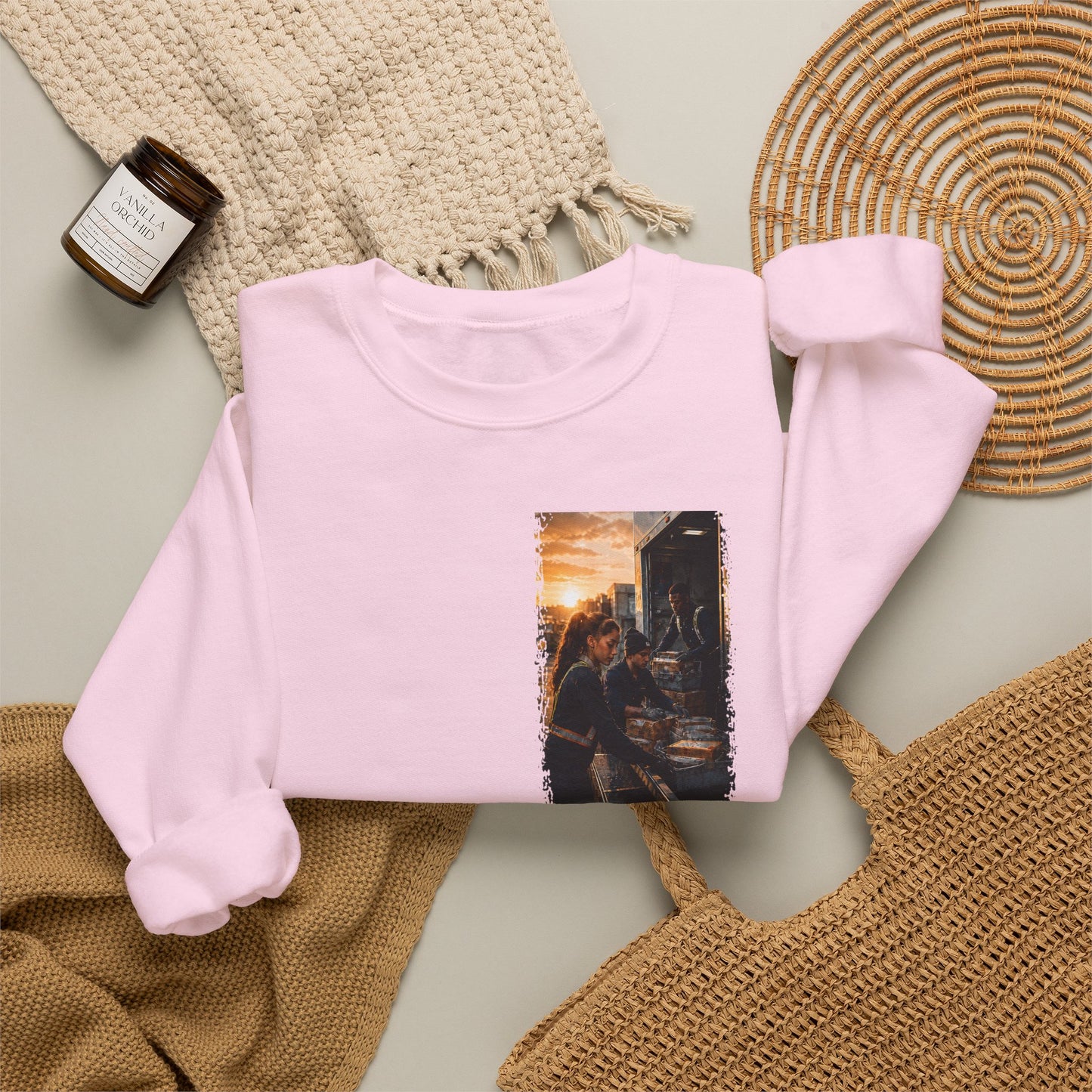 Postal Music — The Next Tour Core Crewneck Sweatshirt — Color Group 2 of 3