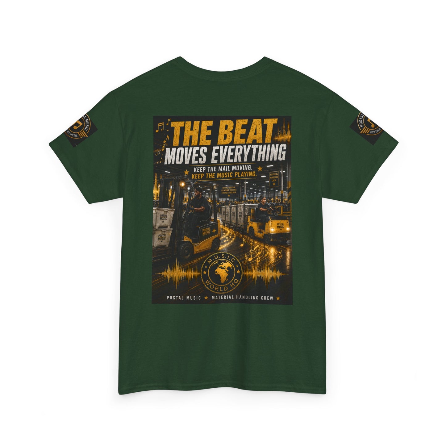 The Beat Moves Everything — Men's T-Shirt | Postal Music
