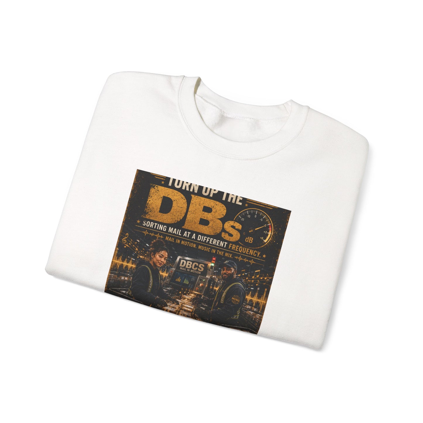 Turn Up the DBs — Men's Crewneck Sweatshirt (Jogger Set Top)