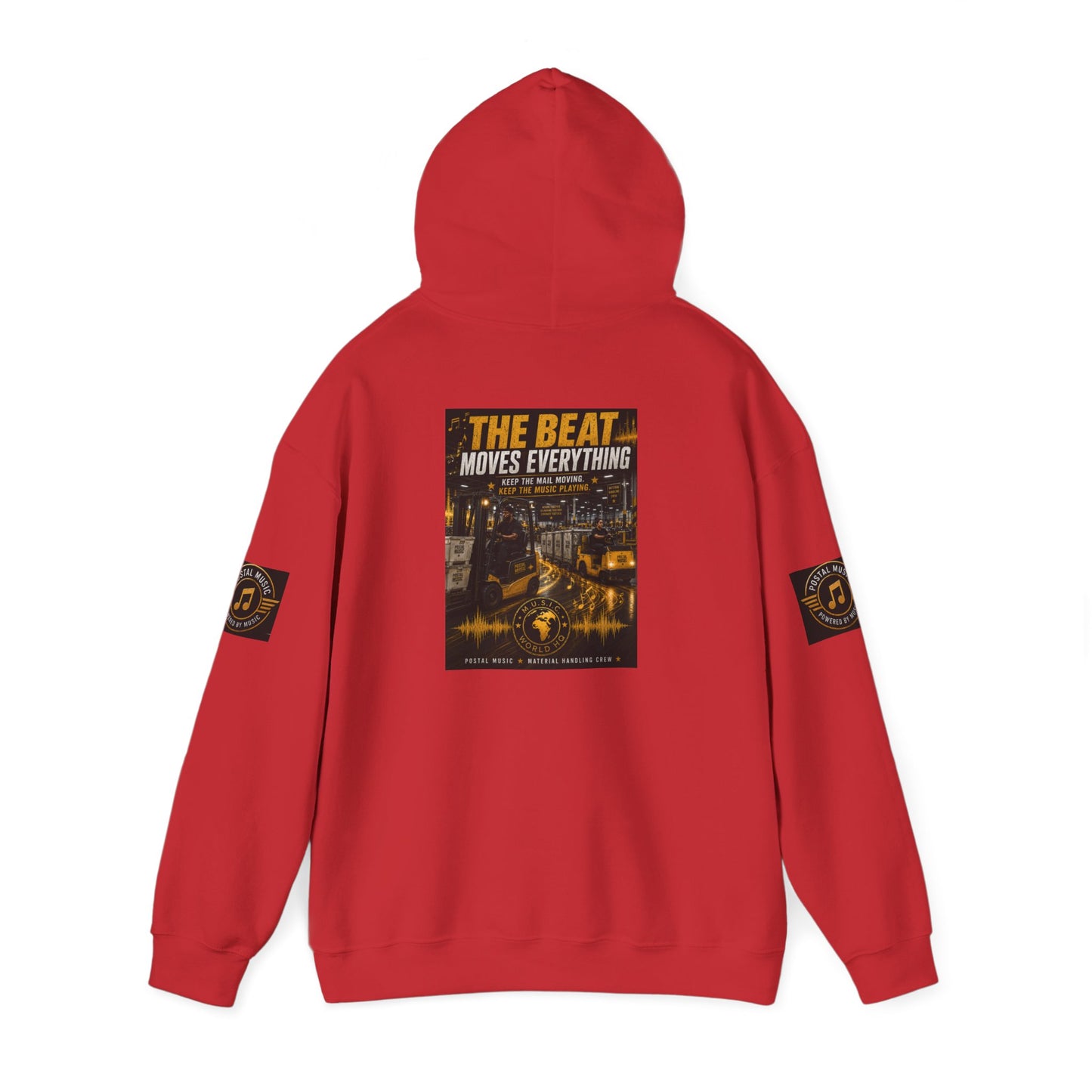 The Beat Moves Everything — Men's Hoodie | Postal Music