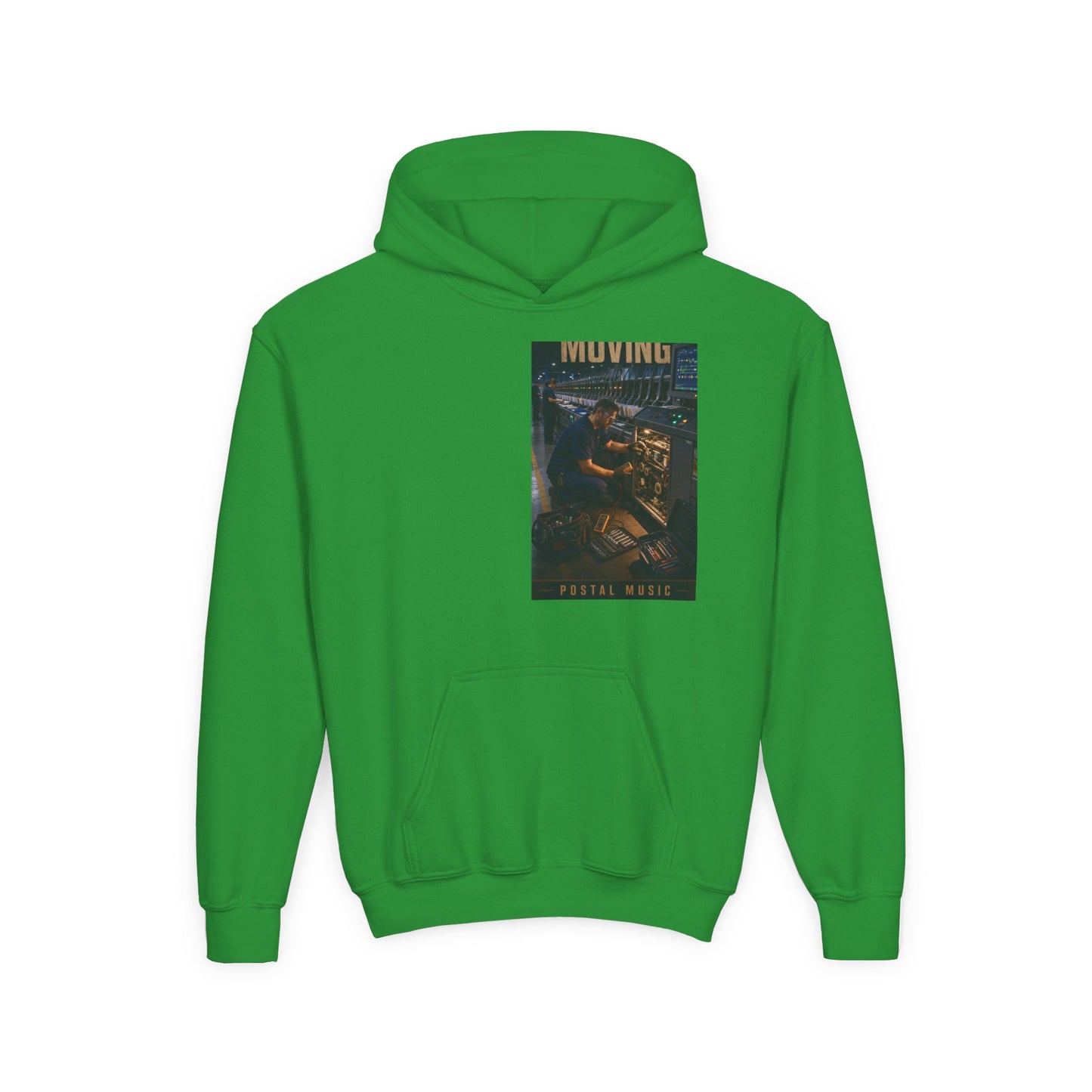 Postal Music — Keep the Message Moving — Youth Hoodie
