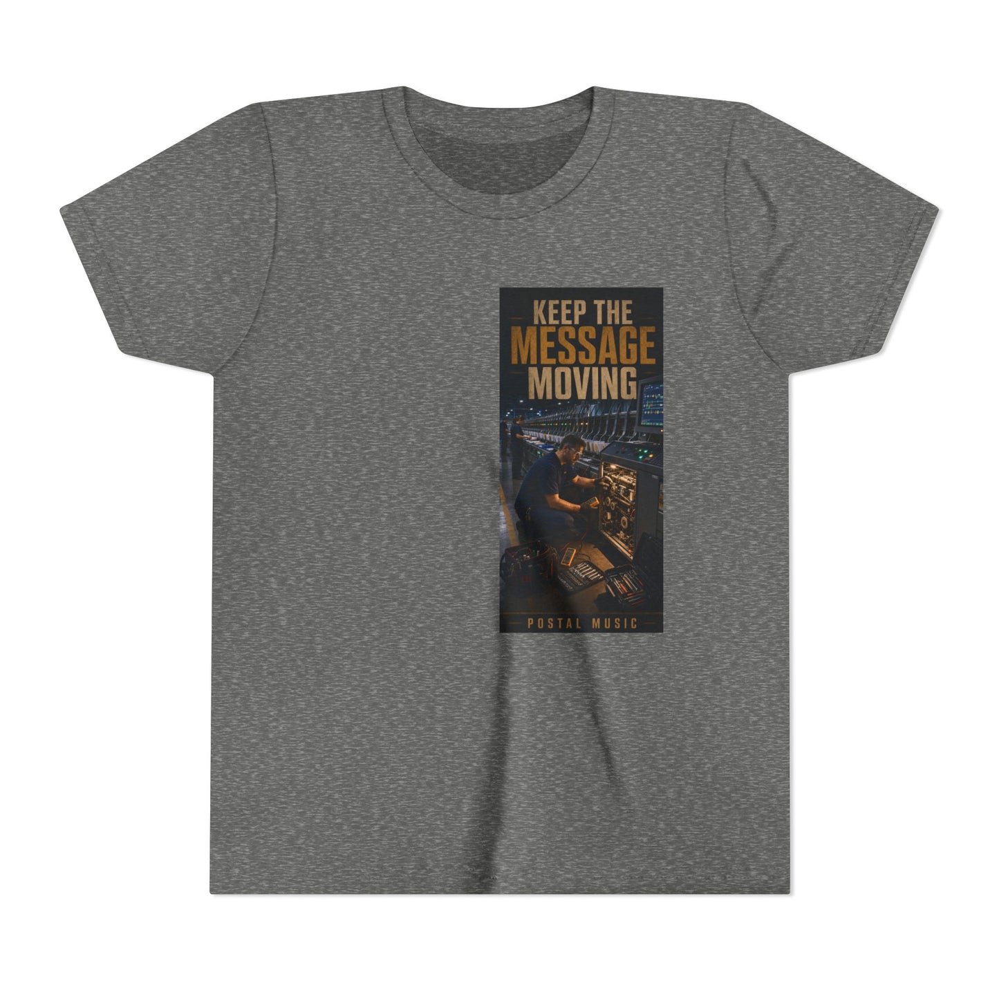 Postal Music — Keep the Message Moving — Youth T-Shirt