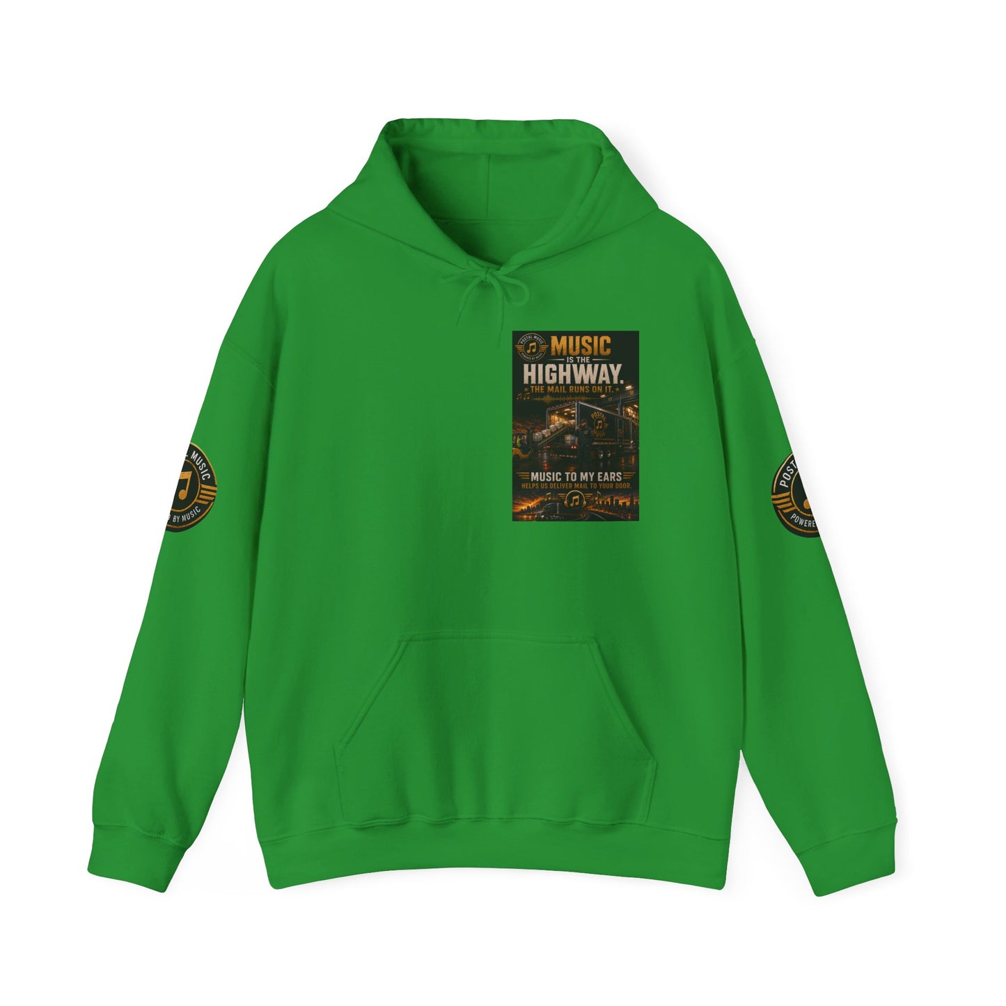 Postal Music — Music Is the Highway — Core Pullover Hoodie