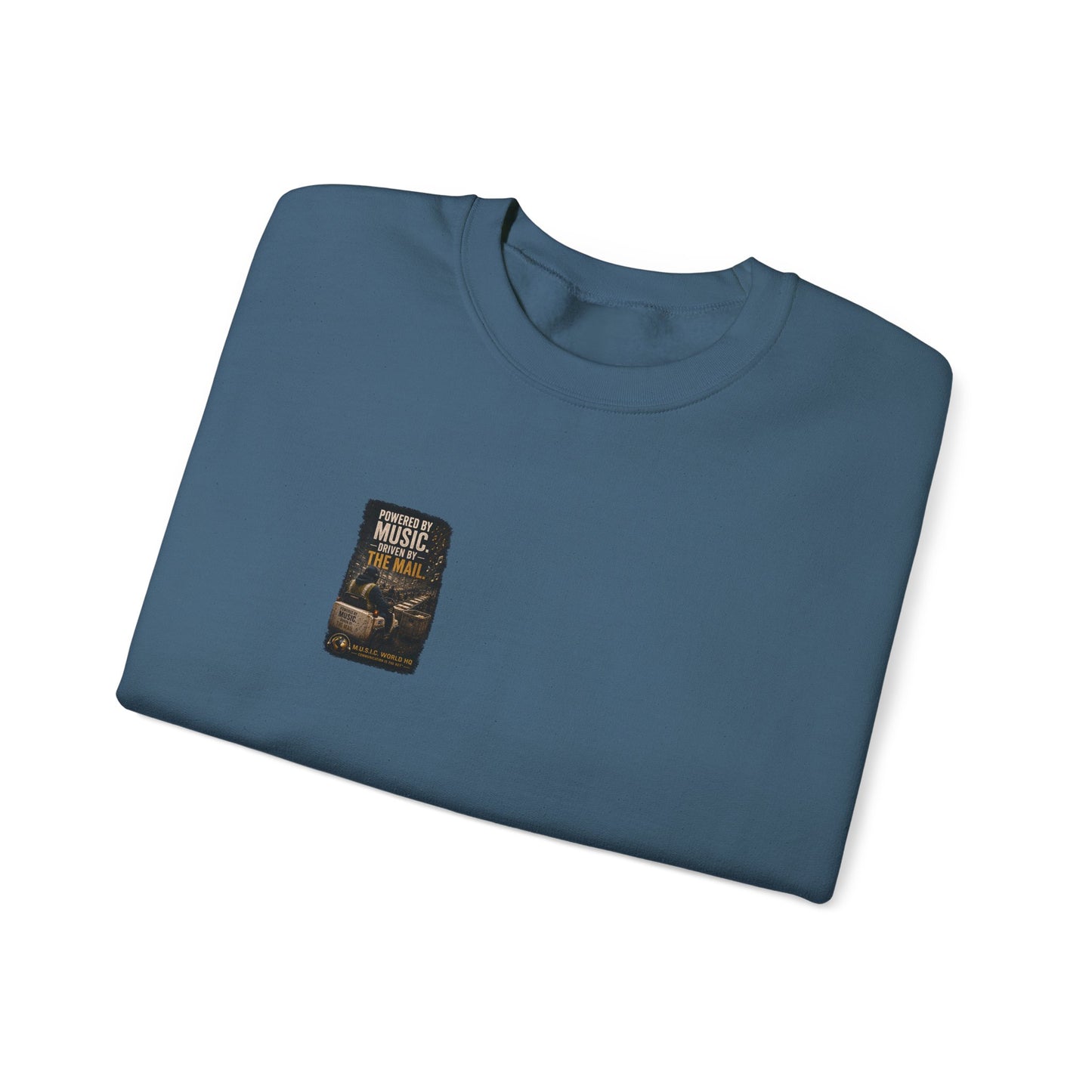 Postal Music - Powered by Music Crewneck Sweatshirt - Colorways B